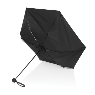Logo trade promotional merchandise photo of: 19.5" Aware™ RPET super mini manual 190T Pongee umbrella